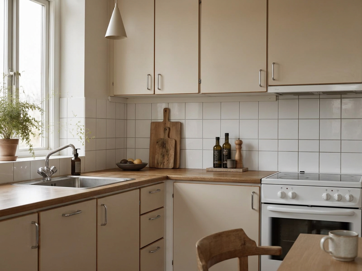 Fra 90'er-køkken til lyst og moderne – før